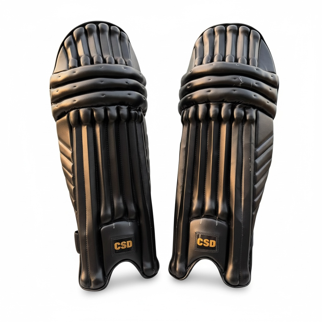 BATTING PADS - LEG GUARD - BLACK EDITION